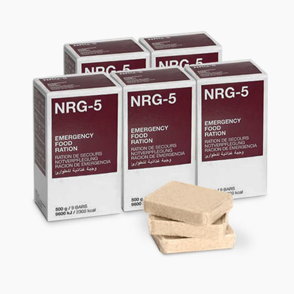NRG-5 Emergency Food, Notration, 20 Jahre haltbar