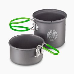 Optimus Crux Weekend inkl. 3x Gaskartusche, Gaskocher Kochsystem für Outdoor, Camping und Notfall