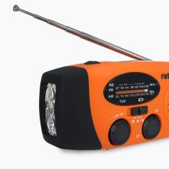 ration1 Kurbelradio, Notfallradio mit Solar und Powerbank