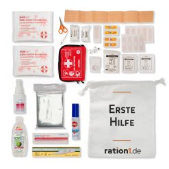 Notfallrucksack Premium gefüllt mit 100 Einzelprodukten