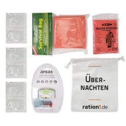 Notfallrucksack Premium gefüllt mit 100 Einzelprodukten
