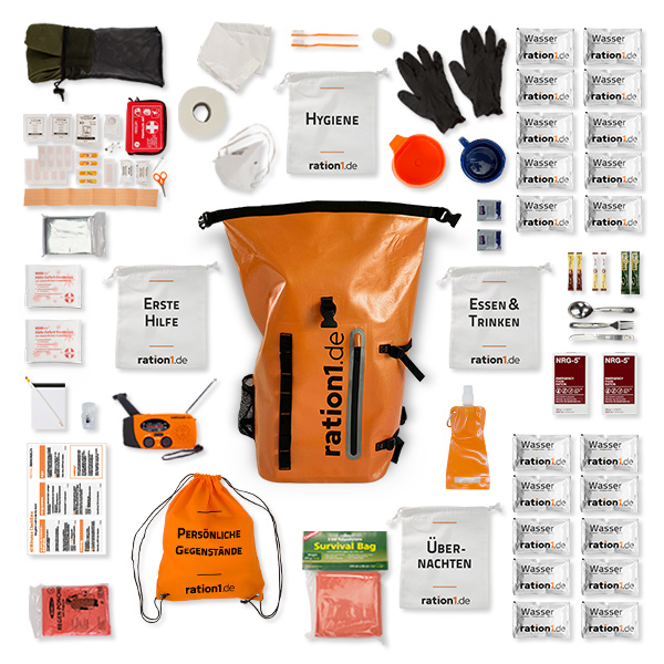 Flucht Rucksack Basis Ration1 De