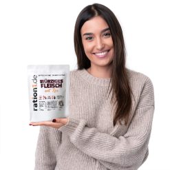 Notvorrat Würziges Fleisch mit Reis im Konserven-Beutel 4 x 400 g (MHD 2033)