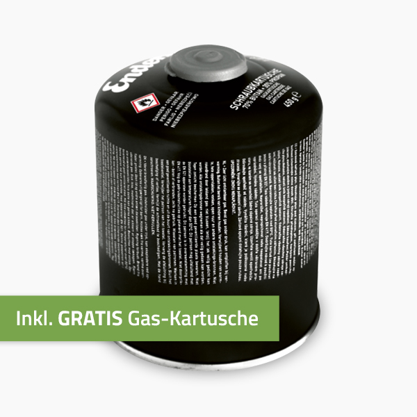 Inkl. GRATIS Gas-Kartusche