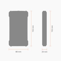 ration1 Powerbank 10.000 mAh mit LED-Lampe, Solar-Panel & kabellosem Laden