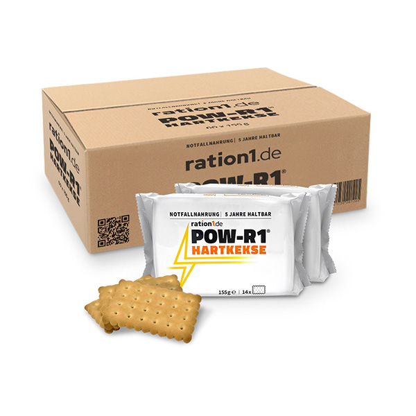 POW-R1® Hartkekse – 60 Packungen (840 Kekse)