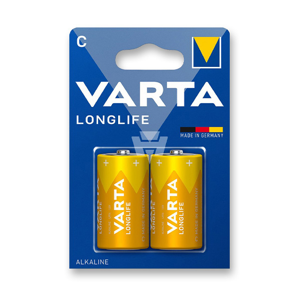 Batterien Varta Longlife C, 2 Stück