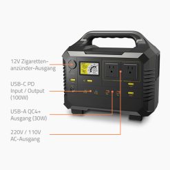 Powerstation 348000 mAh, überall Strom mit extra viel Power