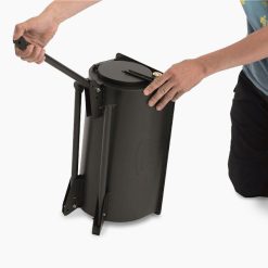 Zeltofen mit Ofenrohr für unabhängiges Heizen mit Holz