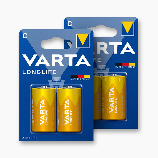 Batterien Varta Longlife Typ C 4 Stück