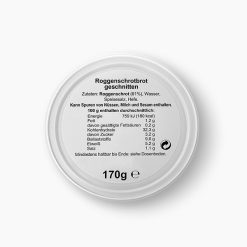 Bundeswehrbrot Roggenschrotbrot geschnitten - Dosenbrot mit langer Haltbarkeit