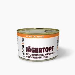 Notvorrat Jägertopf, Konserve 400g als Notfallnahrung, für Outdoor und Camping