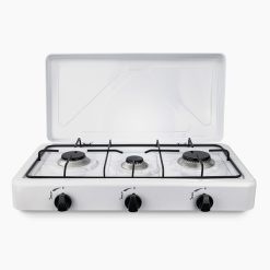 Gaskocher 3-flammig - Campingkocher Komplett-Set inkl. Gaskartuschen und Zubehör