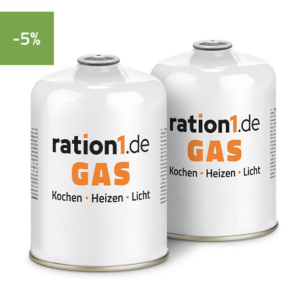 ration1 Gaskartusche 450 g - 2er Set