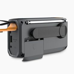 Kurbelradio DAB+ Multifunktion 8-in-1 mit LED-Lampe, SOS-Funktion, Solarzelle, Powerbank, Bluetooth und Leselicht