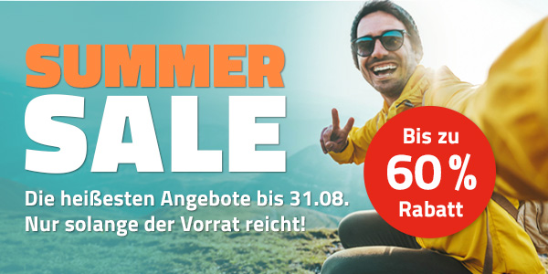 Summer Sale - bis 60% Rabatt