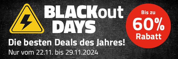 BLACKout DAYS 2024 - die besten Deals des Jahres