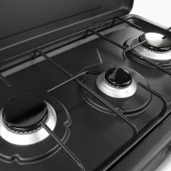 Gaskocher 3-flammig – Campingkocher Komplett-Set inkl. Gaskartuschen und Zubehör