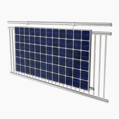 Montageset Geländer für 2 Solarmodule Balkonkraftwerk