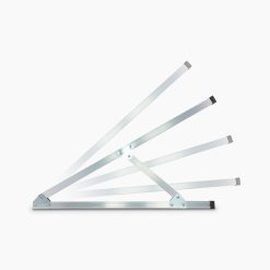 Montageset Flachdach und Wand für 2 Solarmodule Balkonkraftwerk – auch für Garten und Terrasse