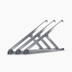 Montageset Flachdach und Wand für 2 Solarmodule Balkonkraftwerk – auch für Garten und Terrasse