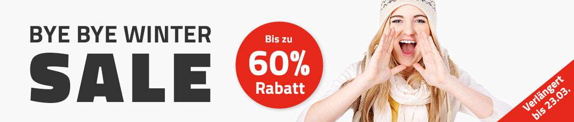 Winter Sale bis 60% Rabatt