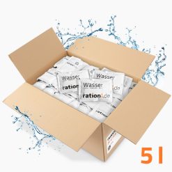 Trinkwasser Vorrat 5 Liter, 10 Jahre haltbar