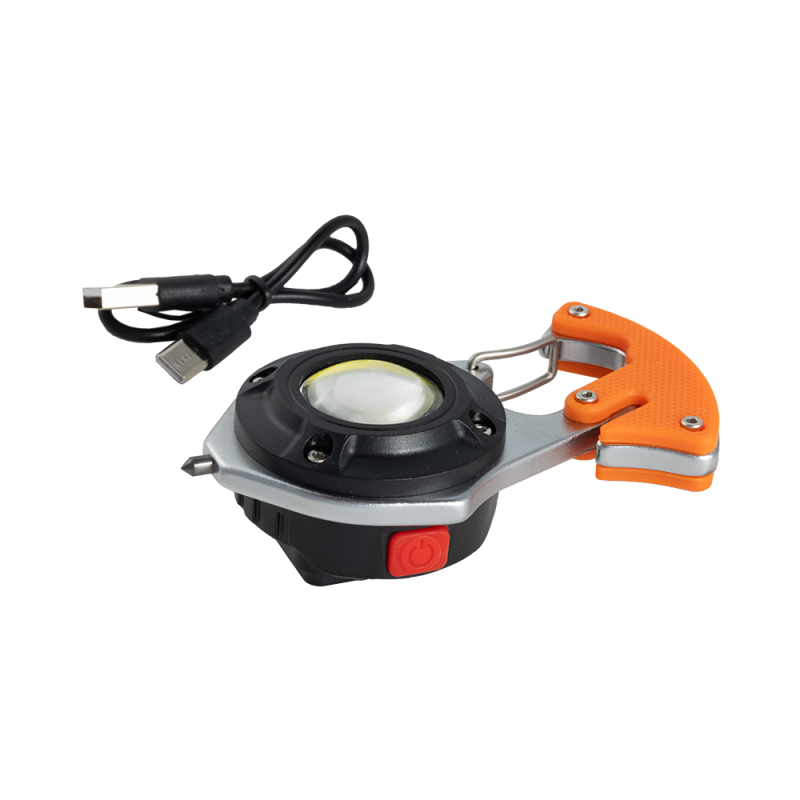 Multi-Rettungshammer mit Gurtschneider weiß