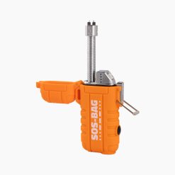 Allwetter-Plasma-Feuerzeug mit LED-Lampe und USB-C_grau