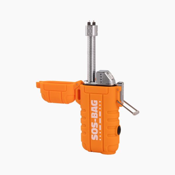 Allwetter-Plasma-Feuerzeug grau