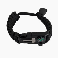 Armband mit Kompass, Pfeife, und Paracord