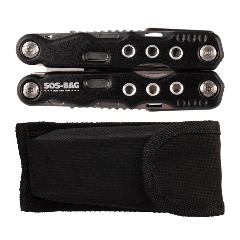 Multitool kompakt mit Gürteltasche für Outdoor und Krisenvorsorge