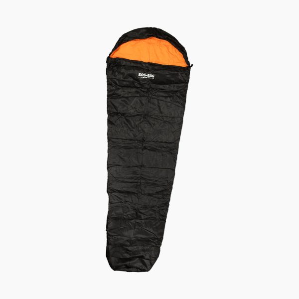 Schlafsack groß, leicht und kompakt für Notfallrucksack