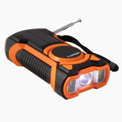 Kurbelradio mit Powerbank, Solar und Kurbel