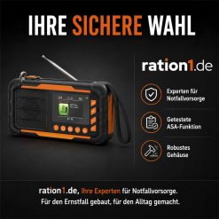 HW1145 Kurbelradio Sicherheit